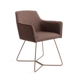 Outlet Jesper Home Eetkamerstoel Hofu Beehive Rose Gold Potters Clay
