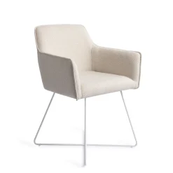 Discount Jesper Home Eetkamerstoel Hofu Cross White