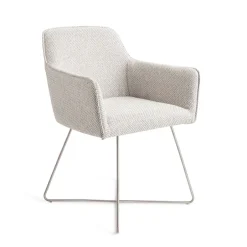 Outlet Jesper Home Eetkamerstoel Hofu Cross Steel