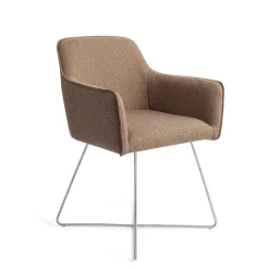 Outlet Jesper Home Eetkamerstoel Hofu Cross Steel