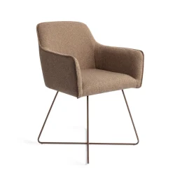Hot Jesper Home Eetkamerstoel Hofu Cross Rose Gold