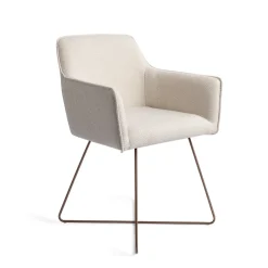 Hot Jesper Home Eetkamerstoel Hofu Cross Rose Gold