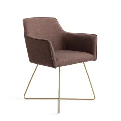 Sale Jesper Home Eetkamerstoel Hofu Cross Gold