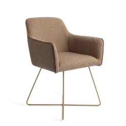 Sale Jesper Home Eetkamerstoel Hofu Cross Gold