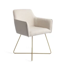 Sale Jesper Home Eetkamerstoel Hofu Cross Gold
