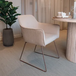 New Jesper Home Eetkamerstoel Hofu Slide Rose Gold