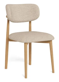 Best Bendt Eetkamerstoel Jamesa Bouclé en eikenhout