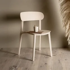 Nohr Eetkamerstoel Kahla Kunststof, kleur Beige