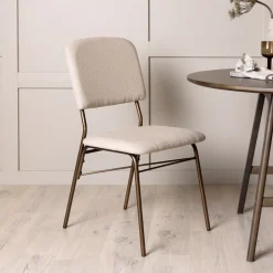 Nohr Eetkamerstoel Kristena Bouclé, kleur Beige