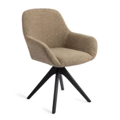 Online Jesper Home Eetkamerstoel Kushi Revolve Oak Black