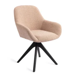 Online Jesper Home Eetkamerstoel Kushi Revolve Oak Black
