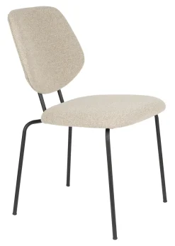 Clearance ZILT Eetkamerstoel Lora Bouclé