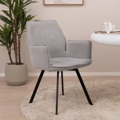 Best Livingfurn Eetkamerstoel Louise, Draaibaar