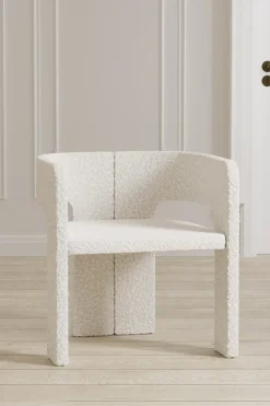 Best Nohr Eetkamerstoel Lyly Bouclé, kleur Wit