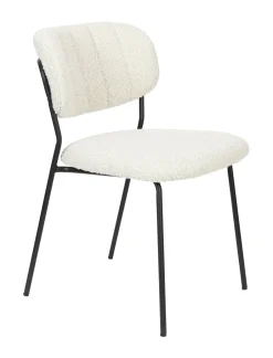 Sale ZILT Eetkamerstoel Maris Bouclé, kleur Crème Cru00e8me