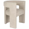 Online Dutchbone Eetkamerstoel Medina Geweven stof, kleur Beige