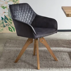 Sale Artistiq Living Eetkamerstoel Mercur Velvet, draaibaar
