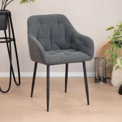 Best Sohome Eetkamerstoel Milly Bouclé