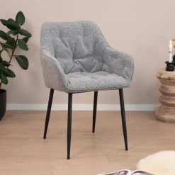 Best Sohome Eetkamerstoel Milly Bouclé