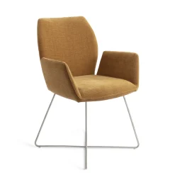 Hot Jesper Home Eetkamerstoel Misaki Cross Steel