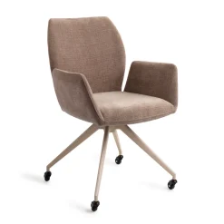 Clearance Jesper Home Eetkamerstoel Misaki Glide Beige