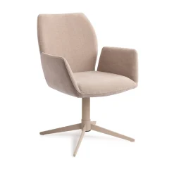 New Jesper Home Eetkamerstoel Misaki Quad Beige
