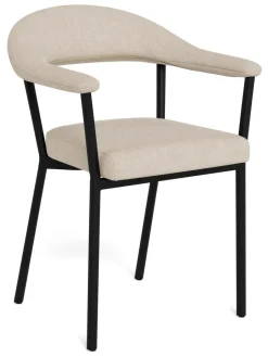 Discount Bendt Eetkamerstoel Miyoshi Chenille, kleur Zand Bruin