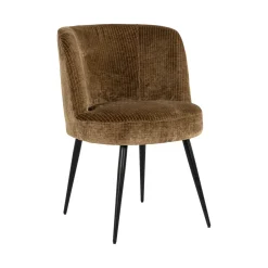 Hot Richmond Interiors Eetkamerstoel Morton Velvet, kleur Olijfgroen