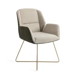 Discount Jesper Home Eetkamerstoel Myoko Cross Gold