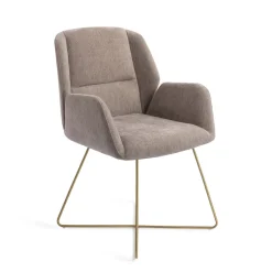 Discount Jesper Home Eetkamerstoel Myoko Cross Gold