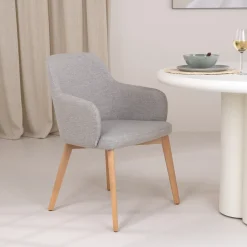 Best Kave Home Eetkamerstoel Nelida Naturel poot