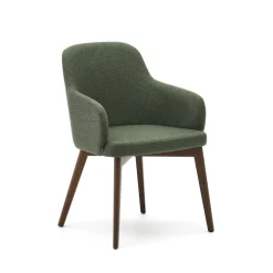 Clearance Kave Home Eetkamerstoel Nelida Walnoot poot