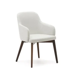 Clearance Kave Home Eetkamerstoel Nelida Walnoot poot