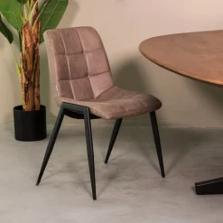 Outlet LABEL51 Eetkamerstoel Noor Micro Suede