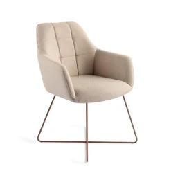 Clearance Jesper Home Eetkamerstoel Noto Cross Rose Gold