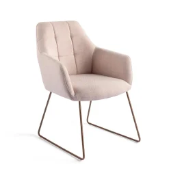 Hot Jesper Home Eetkamerstoel Noto Slide Rose Gold