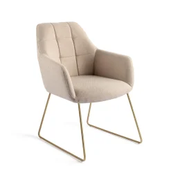 New Jesper Home Eetkamerstoel Noto Slide Gold