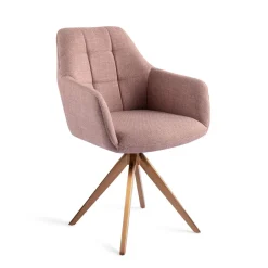 Sale Jesper Home Eetkamerstoel Noto Turn Rose Gold, Draaibaar