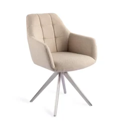 Online Jesper Home Eetkamerstoel Noto Turn Steel, Draaibaar