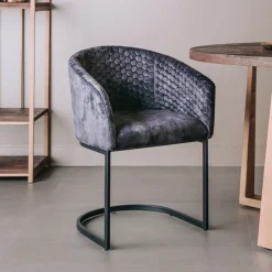Online Tower Living Eetkamerstoel Pellaro Velvet