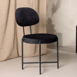 Best Nohr Eetkamerstoel Price Velvet, kleur Zwart