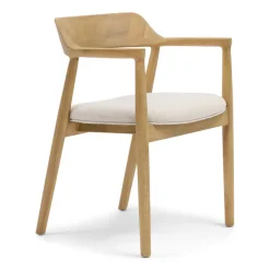 Discount Rivièra Maison Eetkamerstoel Puglia Eikenhout en stof Fabulous Flax