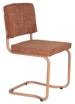 Outlet Zuiver Eetkamerstoel Ridge Kink, Bouclé