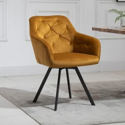 New Artistiq Living Eetkamerstoel Romeo Velvet, Draaibaar