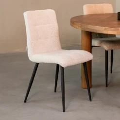 Clearance LABEL51 Eetkamerstoel Sam Bouclé