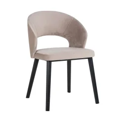 Hot Richmond Interiors Eetkamerstoel Savoy Velvet, kleur Khaki