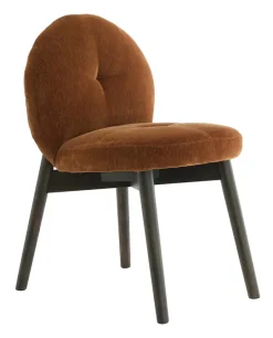 Hot Light & Living Eetkamerstoel Sinosa Velvet Bruin