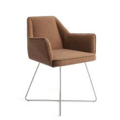 Best Jesper Home Eetkamerstoel Tome Cross Steel