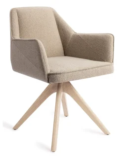 Jesper Home Eetkamerstoel Tome Revolve Oak Bleach