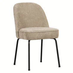 Clearance WOOOD Eetkamerstoel Vogue Chenille, kleur Zand